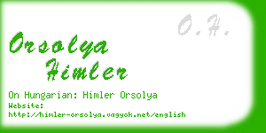 orsolya himler business card